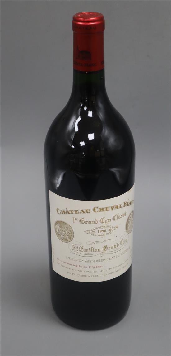 One bottle Chateau Cheval Blanc - St Emilion (magnum) 1996